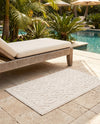 Garden Lattice Charm Collection Area Rug - Arbor (Ivory) Rectangle Ivory  lifestyle 12
