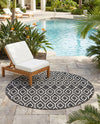 Urban Oasis Rugs Collection Area Rug -  Boulevard (Charcoal Gray) Round Charcoal Gray  lifestyle 21