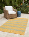 Urban Oasis Rugs Collection Area Rug -  District (Yellow and Aqua) Rectangle Yellow and Aqua  lifestyle 22