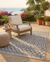 Savannah Pergola Collection Area Rug -  Pergola (Gray) Rectangle Gray  lifestyle 12