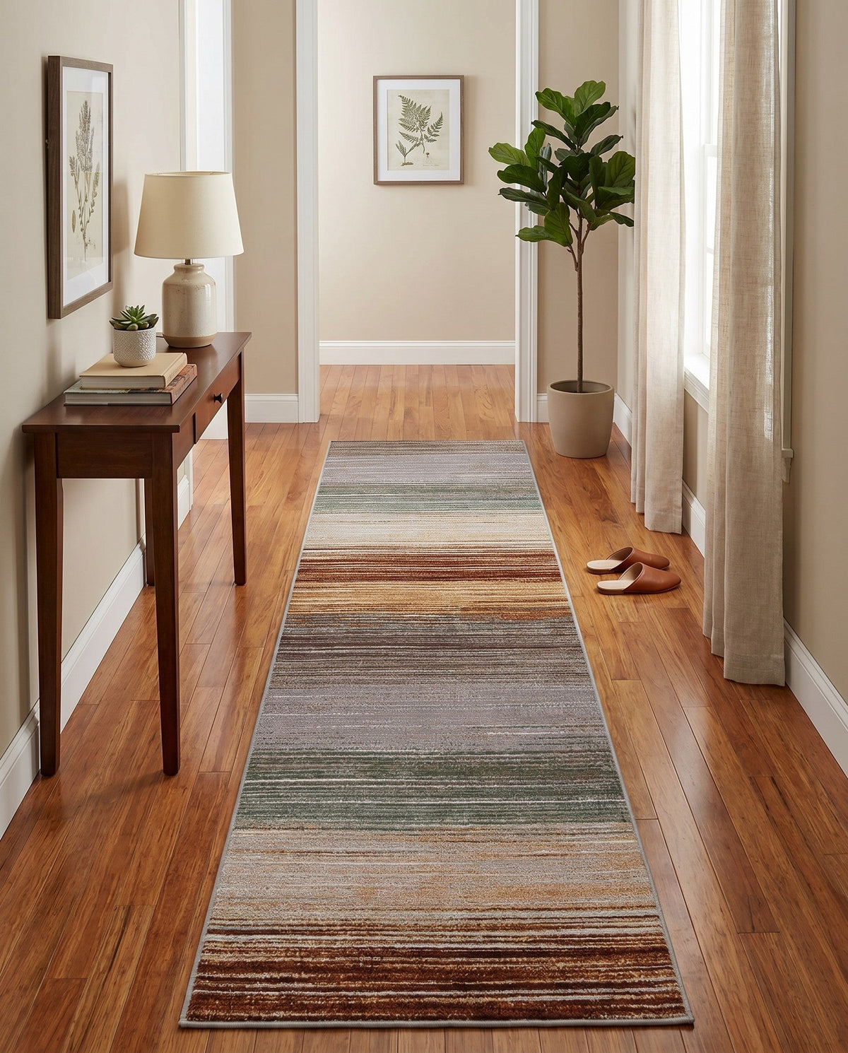 Urban Terrace Collection Area Rug -  Corsica Runner Multi  lifestyle 61