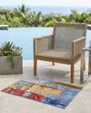 Urban Terrace Collection Area Rug -  Arbour Rectangle Multi  lifestyle 13