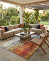 Urban Terrace Collection Area Rug -  Arbour Rectangle Multi  lifestyle 18