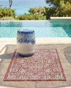 Patio Heritage Collection Area Rug - Savannah (Rust Red) Rectangle Rust Red  lifestyle 23
