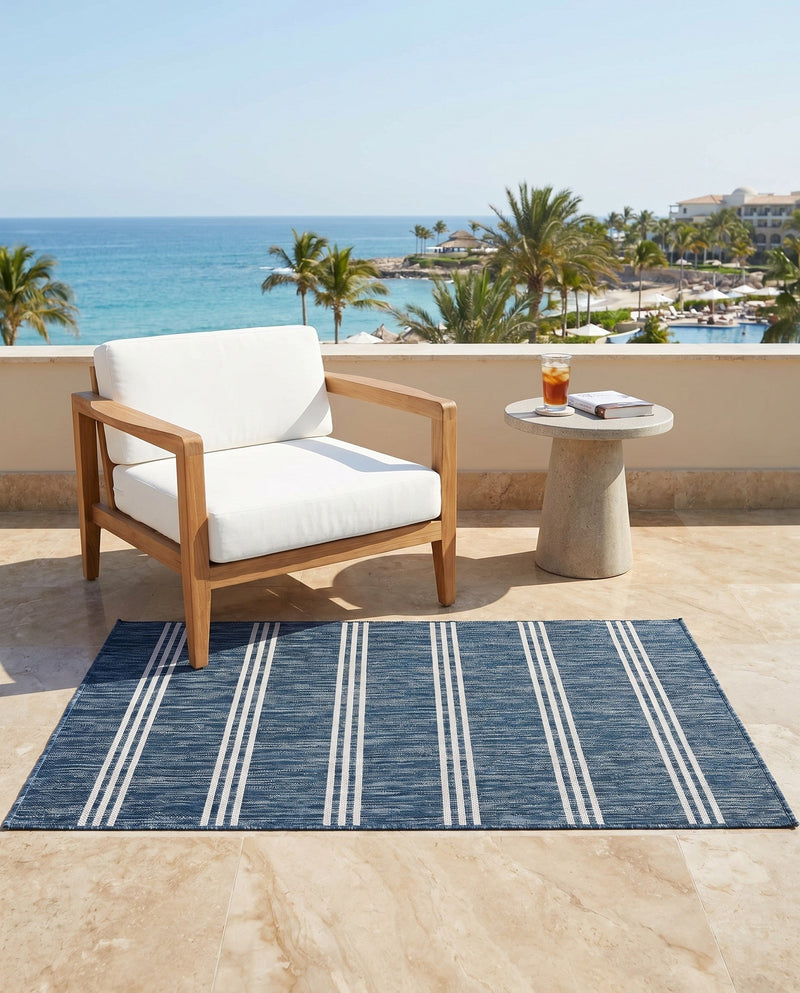 Urban Oasis Rugs Collection Area Rug -  District (Blue) Rectangle Blue  lifestyle 18