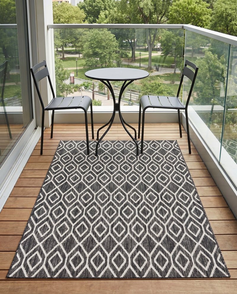 Urban Oasis Rugs Collection Area Rug -  Boulevard (Charcoal Gray) Rectangle Charcoal Gray  lifestyle 23