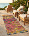 Urban Terrace Collection Area Rug -  Walkway Runner Multi  lifestyle 74