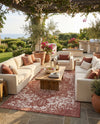 Urban Oasis Rugs Collection Area Rug -  Penthouse (Rust Red) Rectangle Rust Red  lifestyle 5