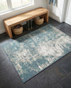 Seaside Haven Rugs Collection Area Rug -  Schooner Rectangle Blue  lifestyle 12