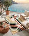Urban Terrace Collection Area Rug -  Piazza Rectangle Multi  lifestyle 19