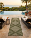 Urban Terrace Collection Area Rug -  Chelsea (Green) Runner Green  lifestyle 40