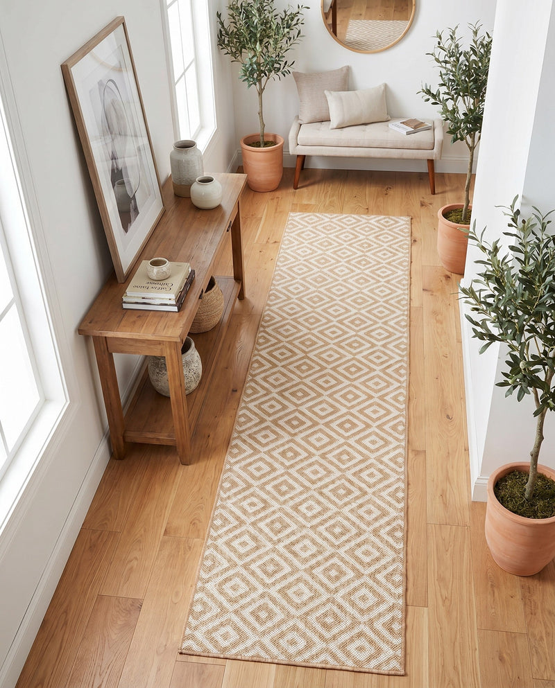 Urban Oasis Rugs Collection Area Rug -  Rooftop (Beige) Runner Beige  lifestyle 53