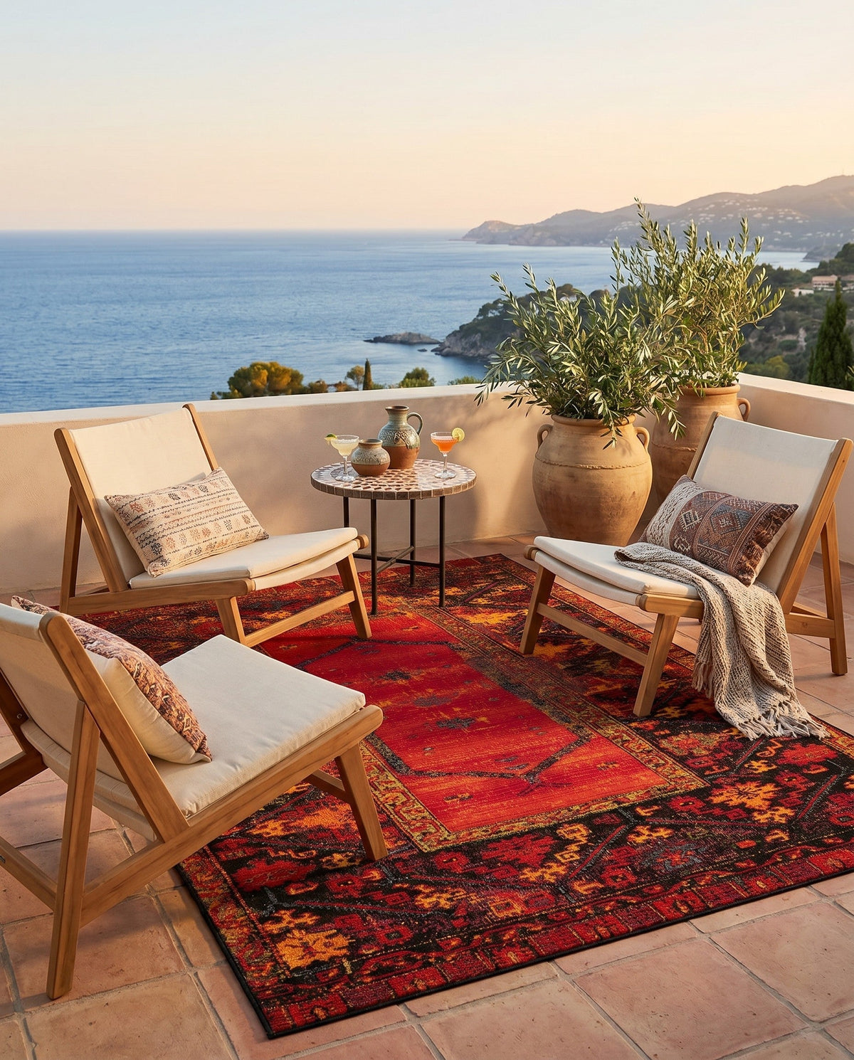 Safari Escape Rugs Collection Area Rug - Serengeti Rectangle Multi  lifestyle 42