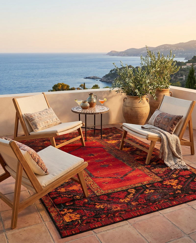 Safari Escape Rugs Collection Area Rug - Serengeti Rectangle Multi  lifestyle 42