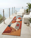 Urban Terrace Collection Area Rug -  Patio Runner Multi  lifestyle 61