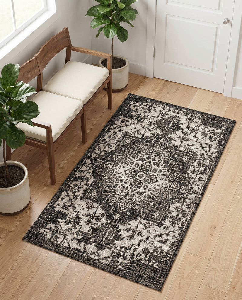 Urban Oasis Rugs Collection Area Rug -  Penthouse (Charcoal Gray) Rectangle Charcoal Gray  lifestyle 30