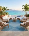 Urban Terrace Collection Area Rug -  Chelsea (Light Aqua) Rectangle Light Aqua  lifestyle 12