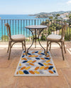 Bahama Breeze Outdoor Collection Area Rug - Nassau Rectangle Gray  lifestyle 36