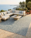 Urban Oasis Rugs Collection Area Rug -  Terrace (Teal) Rectangle Teal  lifestyle 17