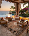 Patio Heritage Collection Area Rug -  Gazebo Rectangle Multi  lifestyle 14