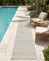 Urban Oasis Rugs Collection Area Rug -  Boulevard (Gray Cream) Runner Gray Cream  lifestyle 49