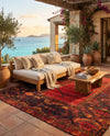 Safari Escape Rugs Collection Area Rug - Serengeti Rectangle Multi  lifestyle 20