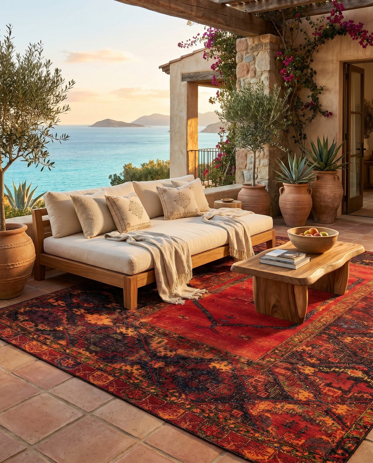 Safari Escape Rugs Collection Area Rug - Serengeti Rectangle Multi  lifestyle 20