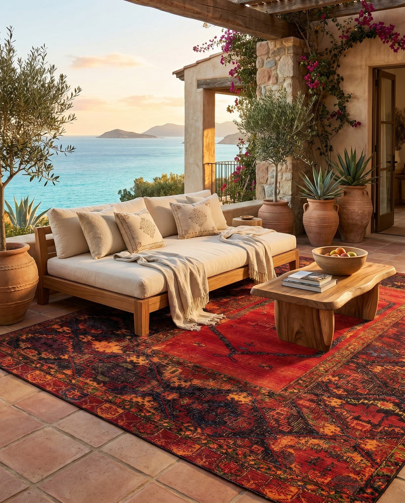 Safari Escape Rugs Collection Area Rug - Serengeti Rectangle Multi  lifestyle 20