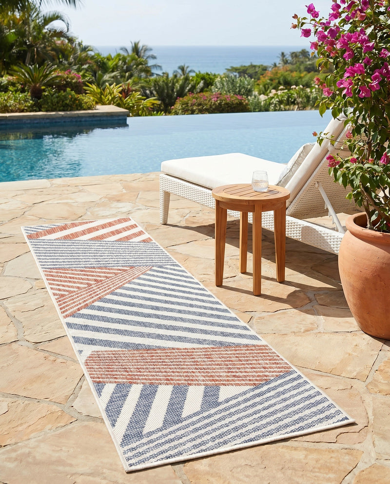 Urban Oasis Rugs Collection Area Rug -  Loft Runner Blue  lifestyle 61