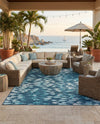 Seaside Haven Rugs Collection Area Rug -  Wavecrest Rectangle Blue  lifestyle 16