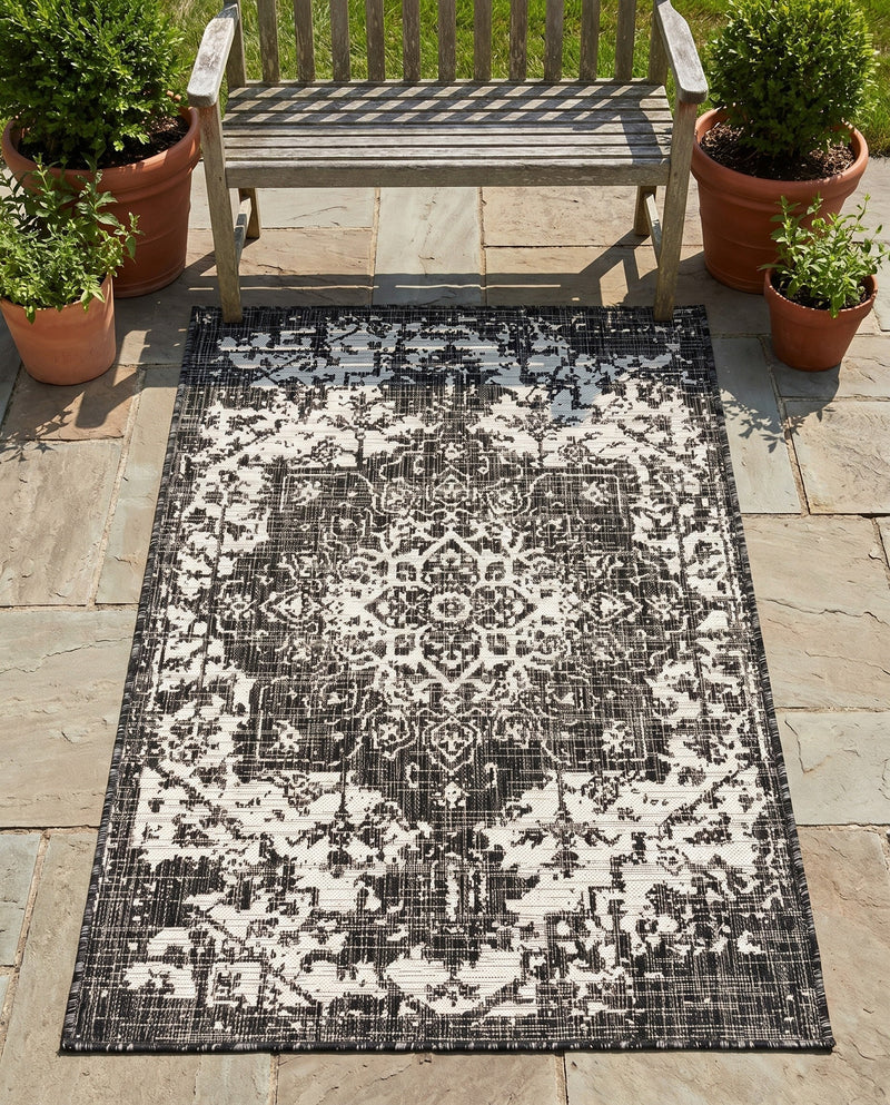 Urban Oasis Rugs Collection Area Rug -  Penthouse (Charcoal Gray) Rectangle Charcoal Gray  lifestyle 31