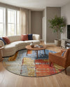 Urban Terrace Collection Area Rug -  Arbour Round Multi  lifestyle 35