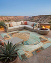 Urban Terrace Collection Area Rug -  Portico Rectangle Multi  lifestyle 22