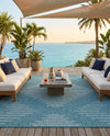 Urban Terrace Collection Area Rug -  Chelsea (Light Aqua) Rectangle Light Aqua  lifestyle 17
