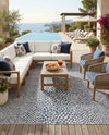 Urban Oasis Rugs Collection Area Rug -  Terrace (Blue) Rectangle Blue  lifestyle 10