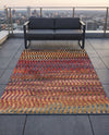 Urban Terrace Collection Area Rug -  Walkway Rectangle Multi  lifestyle 9