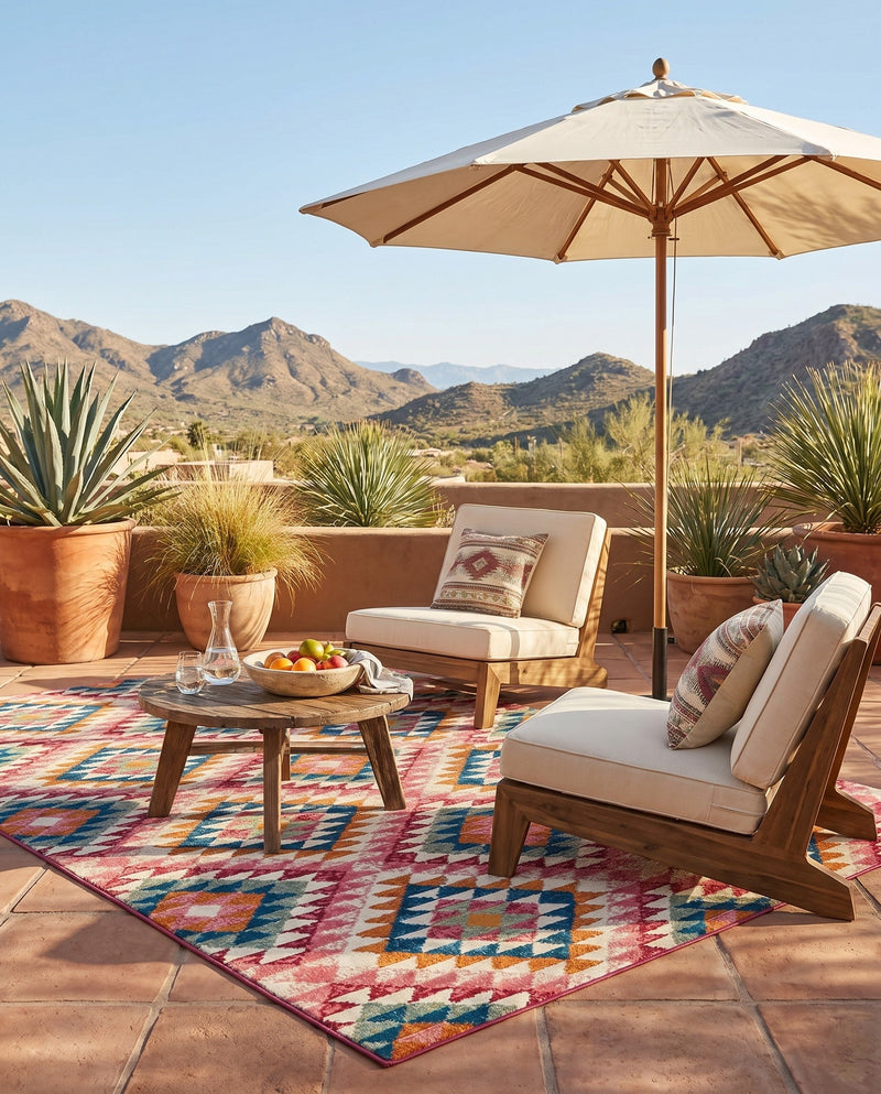 Mesa Oasis Rugs Collection Area Rug - Sedona Rectangle Multi  lifestyle 16