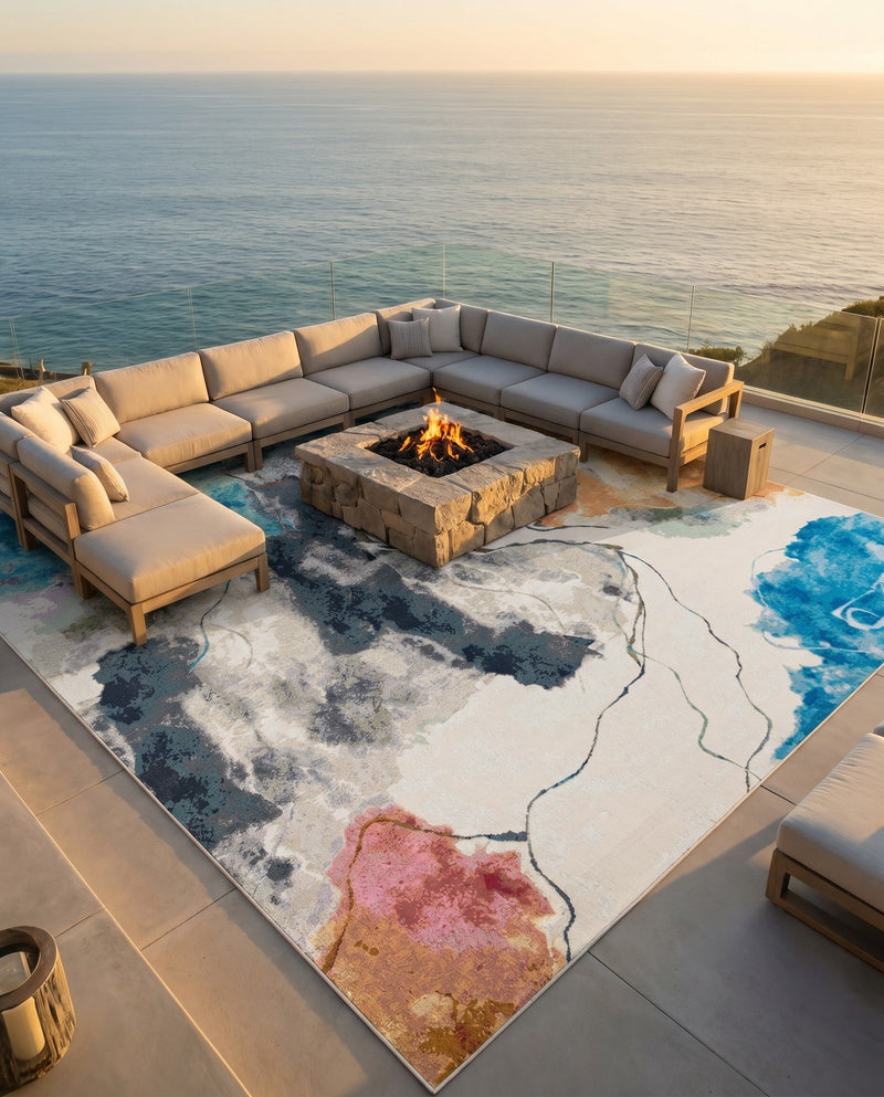 Urban Terrace Collection Area Rug -  Arbor Square Multi  lifestyle 43