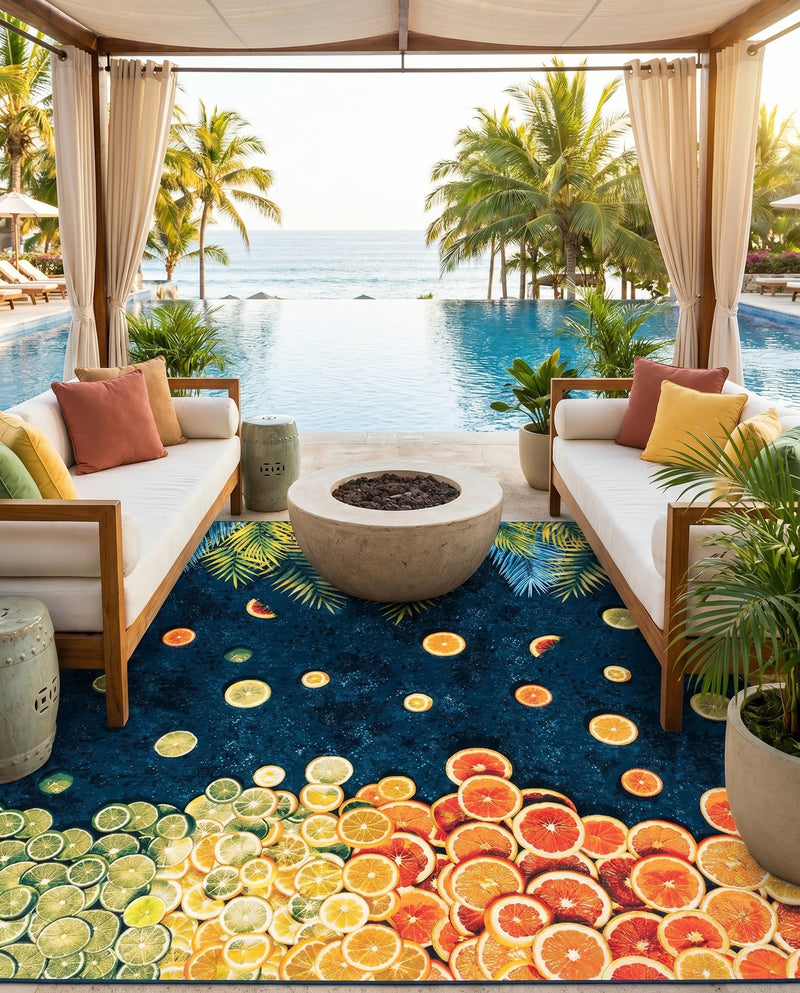 Seaside Haven Rugs Collection Area Rug -  Dunes Square Multi  lifestyle 64
