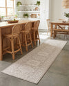 Tribal Terrace Treasures Collection Area Rug -  Incan Isle (Light Gray) Runner Light Gray  lifestyle 61