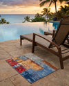 Urban Terrace Collection Area Rug -  Arbour Rectangle Multi  lifestyle 14