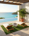Meadow Retreat Collection Area Rug - Glen Rectangle Green  lifestyle 25