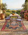 Patio Heritage Collection Area Rug -  Sanctuary Rectangle Multi  lifestyle 26