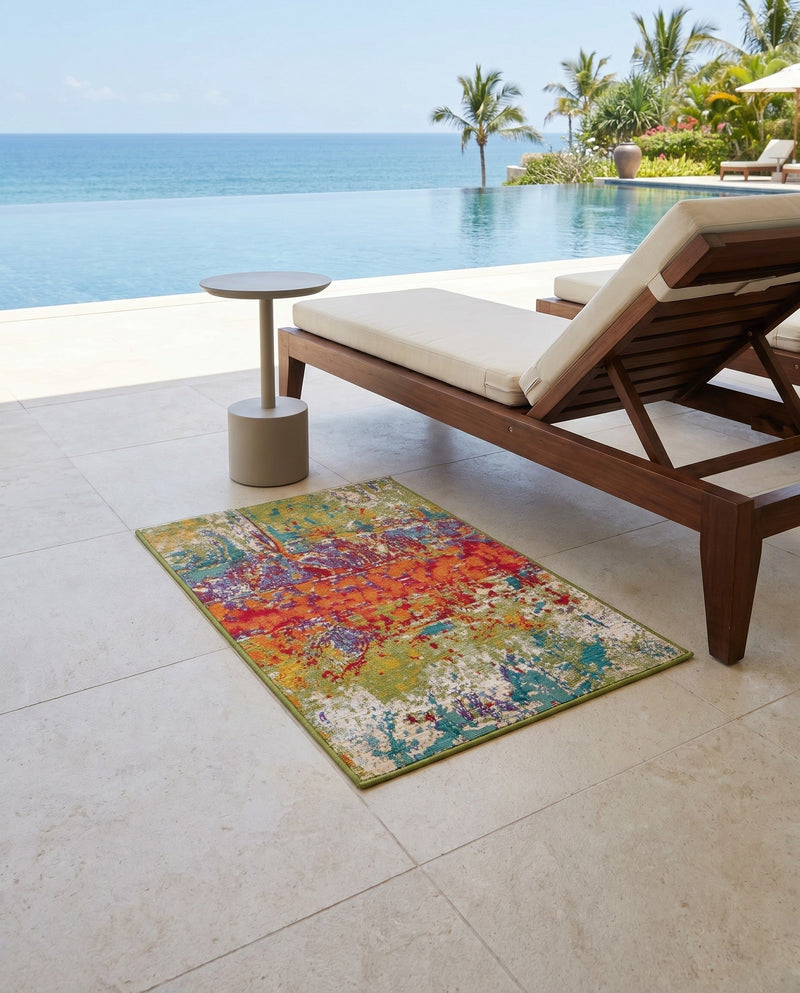 Urban Terrace Collection Area Rug -  Terrace Rectangle Multi  lifestyle 24