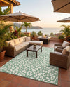 Savannah Escape Collection Area Rug -  Amazon (Green Blue) Rectangle Green Blue  lifestyle 10
