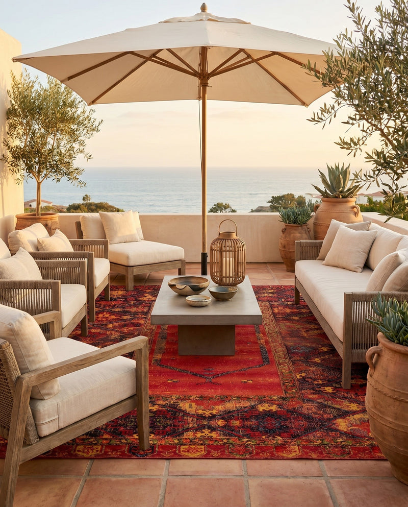 Safari Escape Rugs Collection Area Rug - Serengeti Rectangle Multi  lifestyle 13
