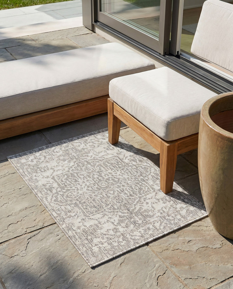 Urban Oasis Rugs Collection Area Rug -  Penthouse (Gray) Rectangle Gray  lifestyle 9