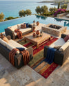 Urban Terrace Collection Area Rug -  Rooftop Rectangle Multi  lifestyle 37
