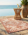 Urban Oasis Rugs Collection Area Rug -  Penthouse (Rust Red) Rectangle Rust Red  lifestyle 11