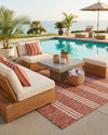 Urban Oasis Rugs Collection Area Rug -  District (Rust Red) Rectangle Rust Red  lifestyle 16